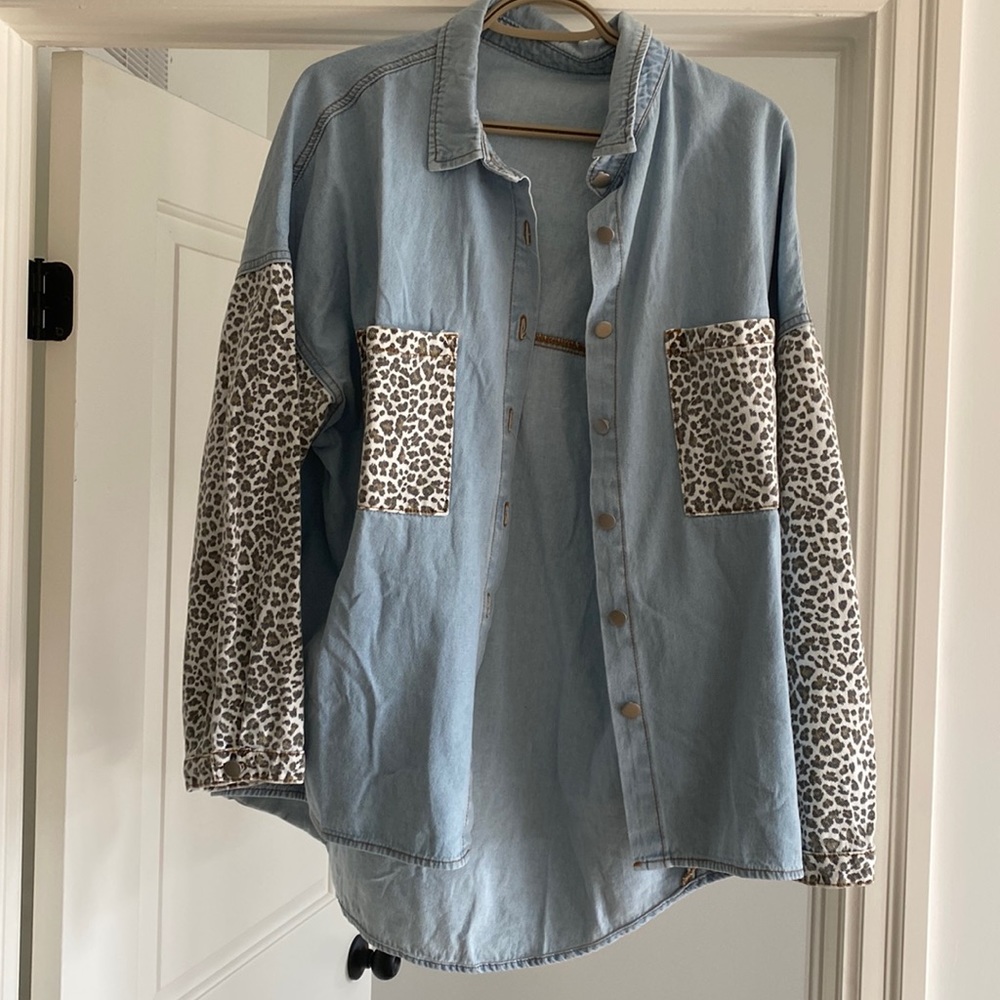 Button down thin Denim